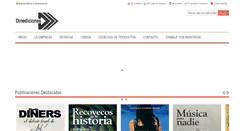 Desktop Screenshot of dinediciones.com